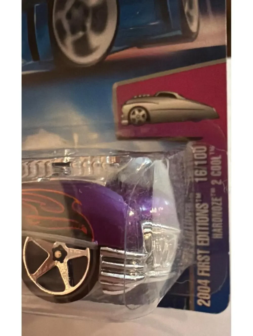 Hot Wheels 2004 First Editions Purple & Chrome Die-Cast Car 1:64 Scale